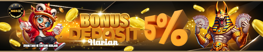 Bonus harian 5%